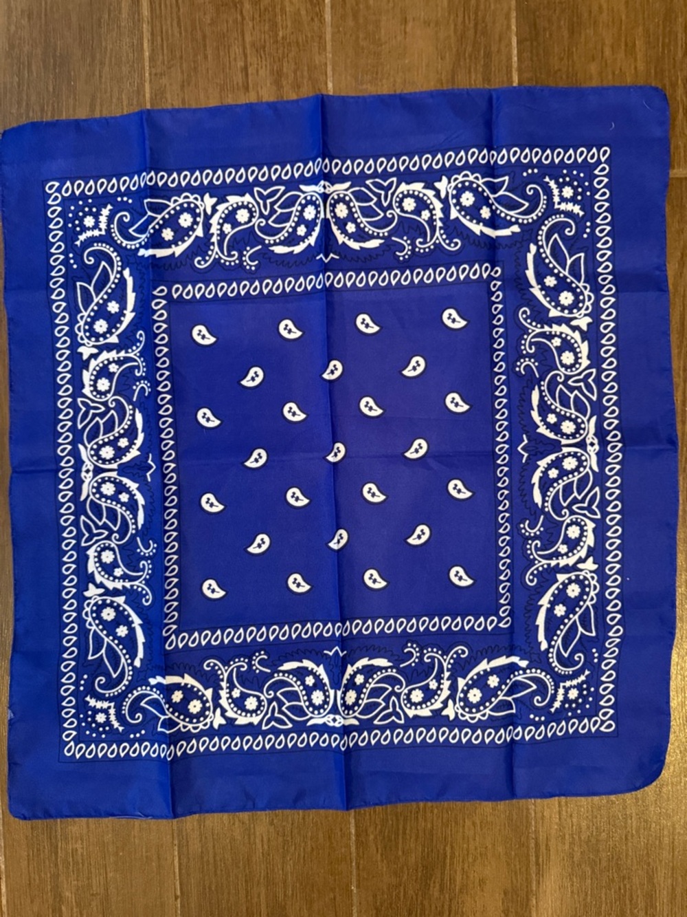 Amscan Classic Blue Paisley Bandana